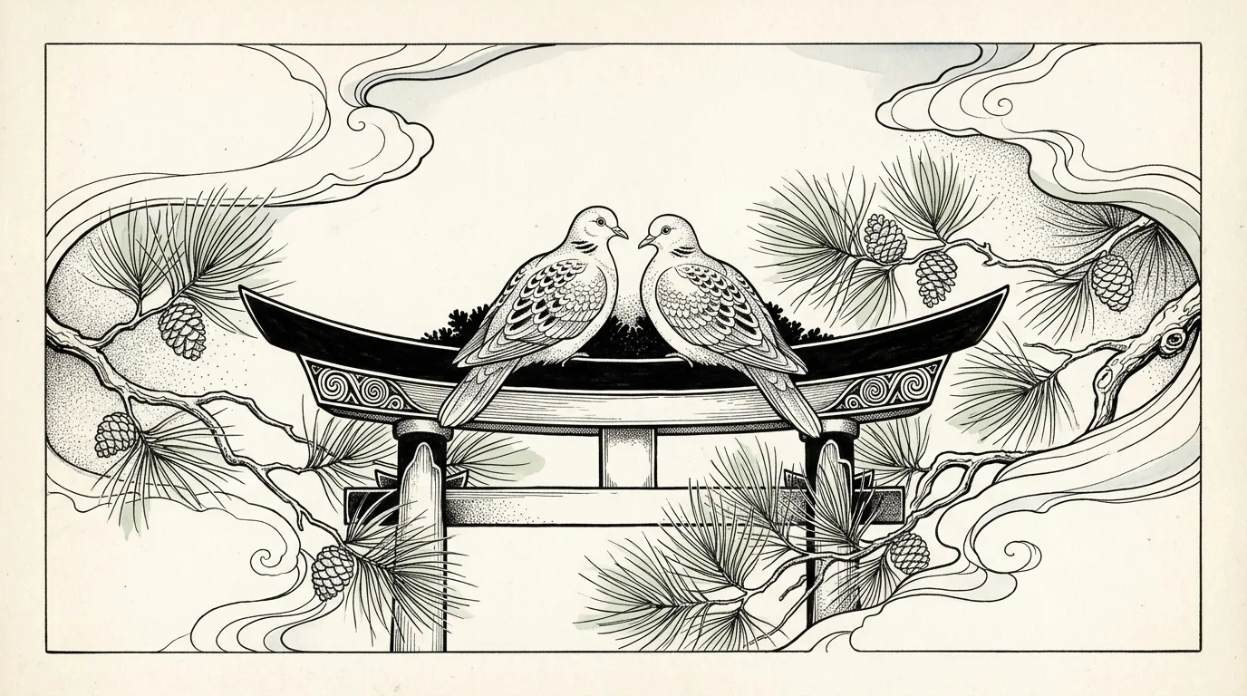 鳩の挿絵