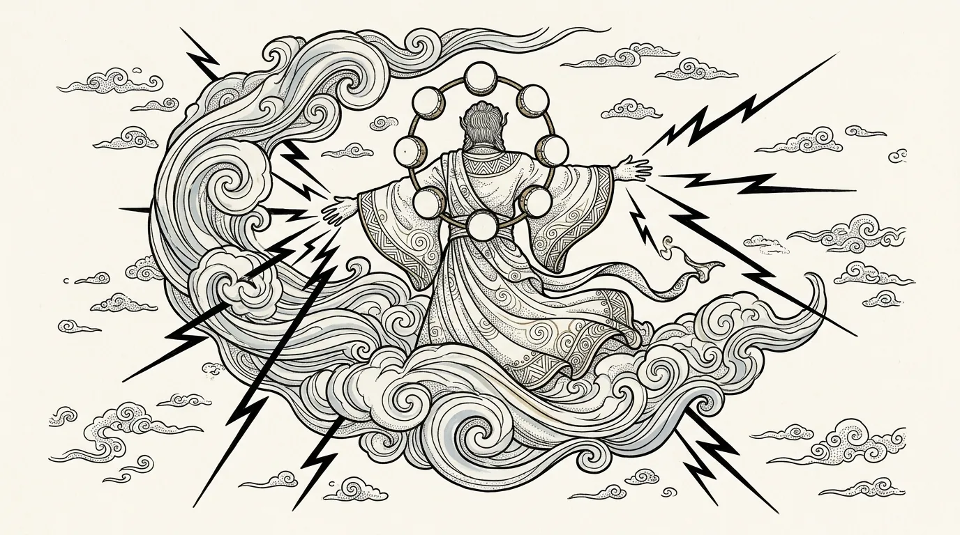 雷の挿絵
