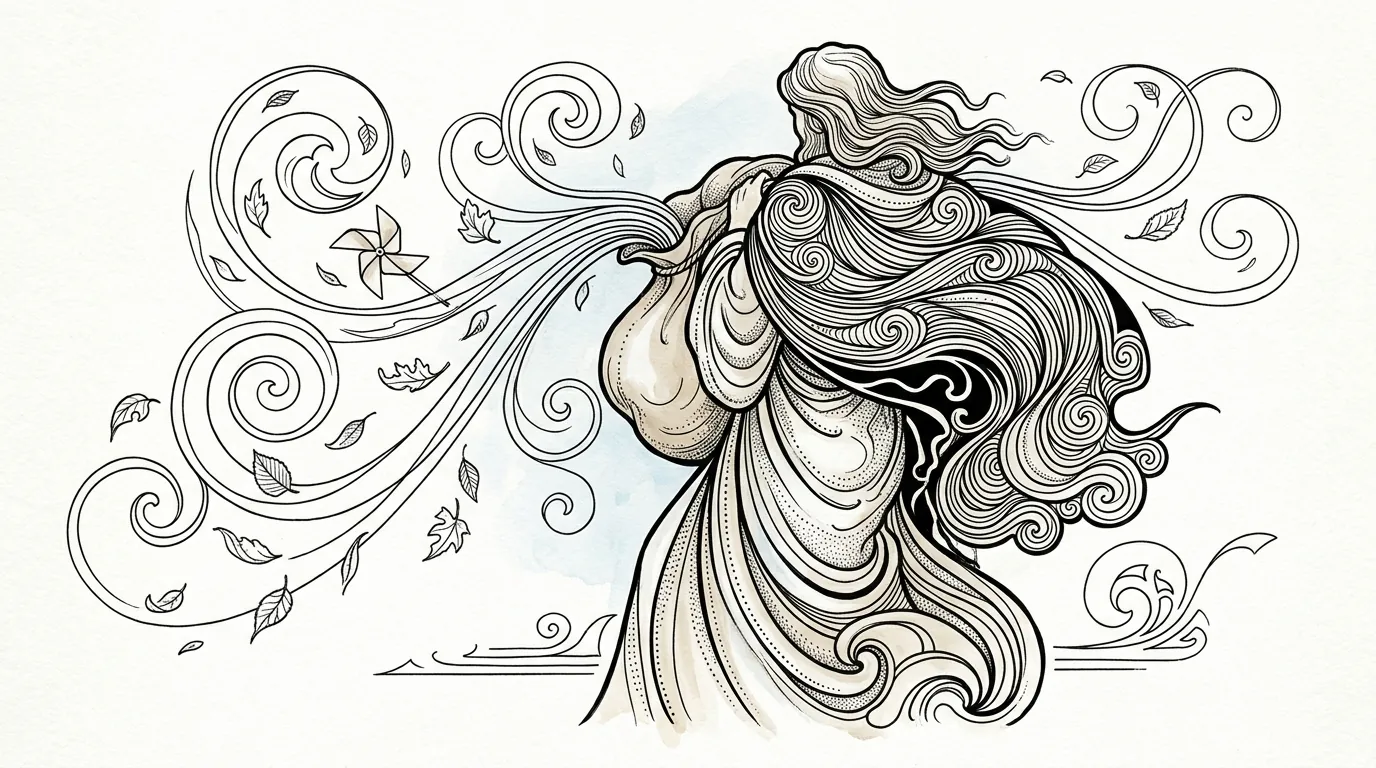 風の挿絵