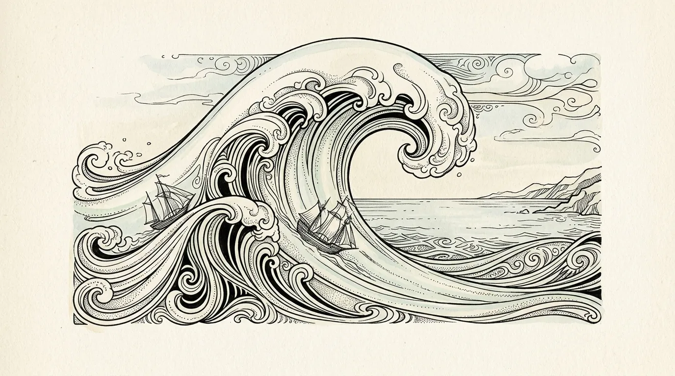 海の挿絵